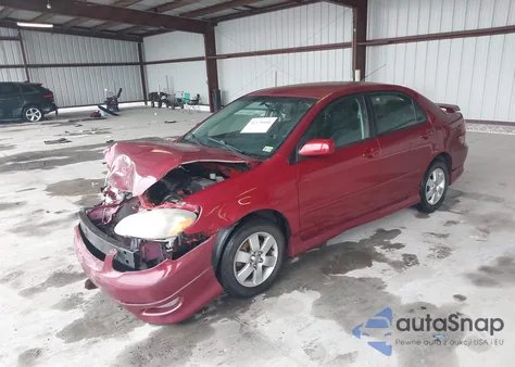 2008 Toyota Corolla S from USA, damaged, VIN 2T1BR32EX8C862135